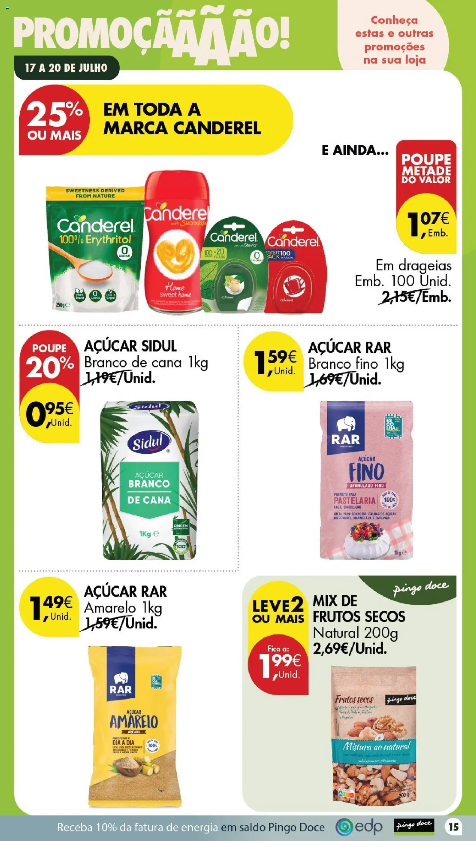 Pingo Doce Poupe este Fim de Semana │ válido de 17/07/2026 | Página: 13 | Produtos: Stevia, Açúcar