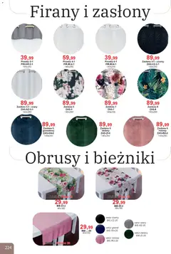 Pogląd oferty "Bodzio Katalog" - ważna od 01.04.2026 | Strona: 224 | Produkty: Firany, Zasłony