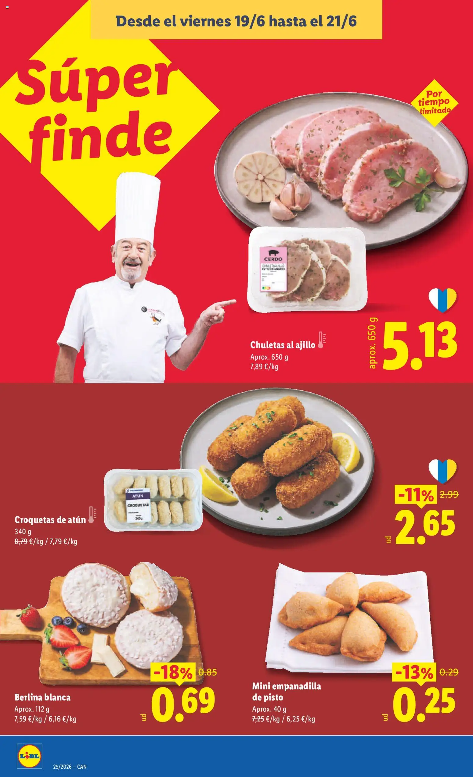 Lidl folleto Canarias │ válido desde el 15.06.2026 | Página: 38 | Productos: Cerdo, Croquetas