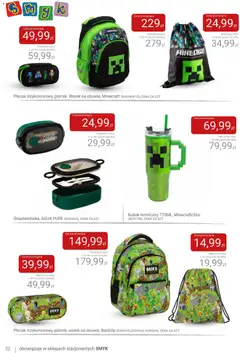 Pogląd oferty "Smyk gazetka" - ważna od 28.07.2026 | Strona: 22 | Produkty: Plecak