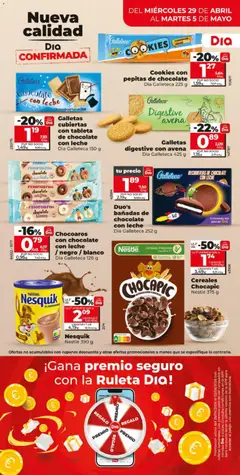 Vista previa Cookies con pepitas de chocolate, Cookies with chocolate chips válido desde el 29.04.2026 | Página: 9