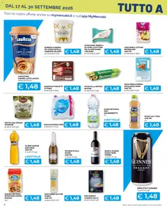 Anteprima del volantino Mercatò volantino Extra valido a partire dal 17/09/2026 | Pagina: 4 | Prodotti: Pasta senza glutine, Spinaci, Lavazza, Guanciale