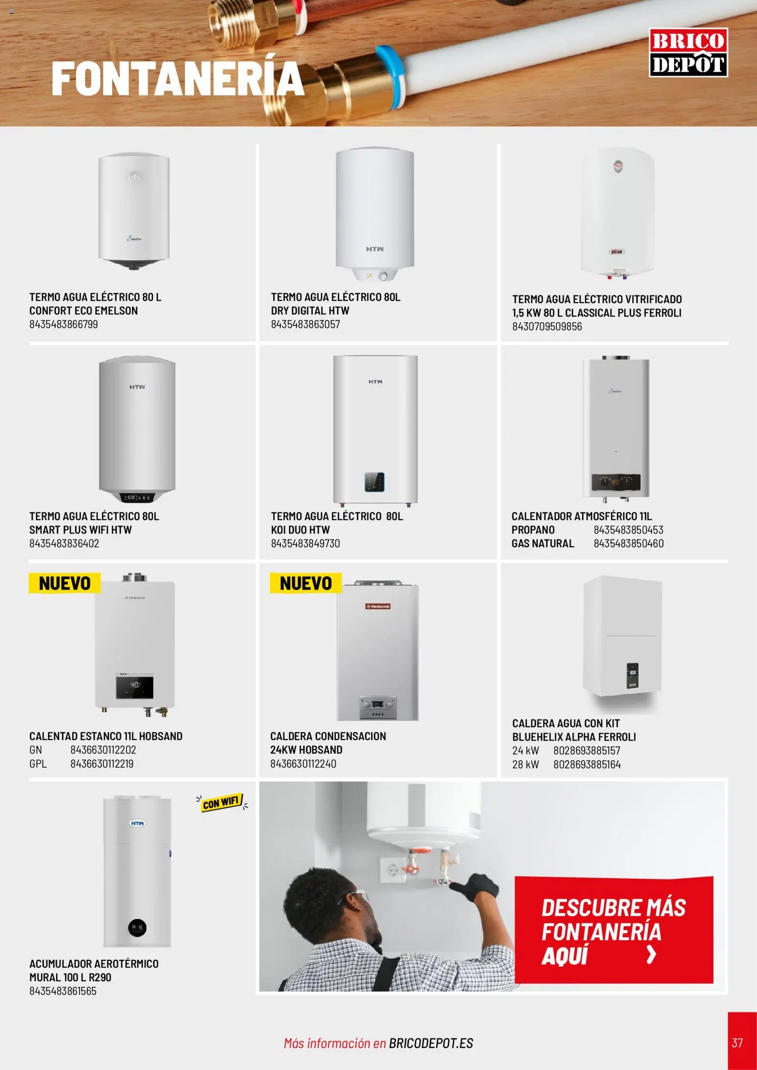 Brico Depôt Construcción │ válido desde el 20/10/2026 | Página: 37 | Productos: Agua
