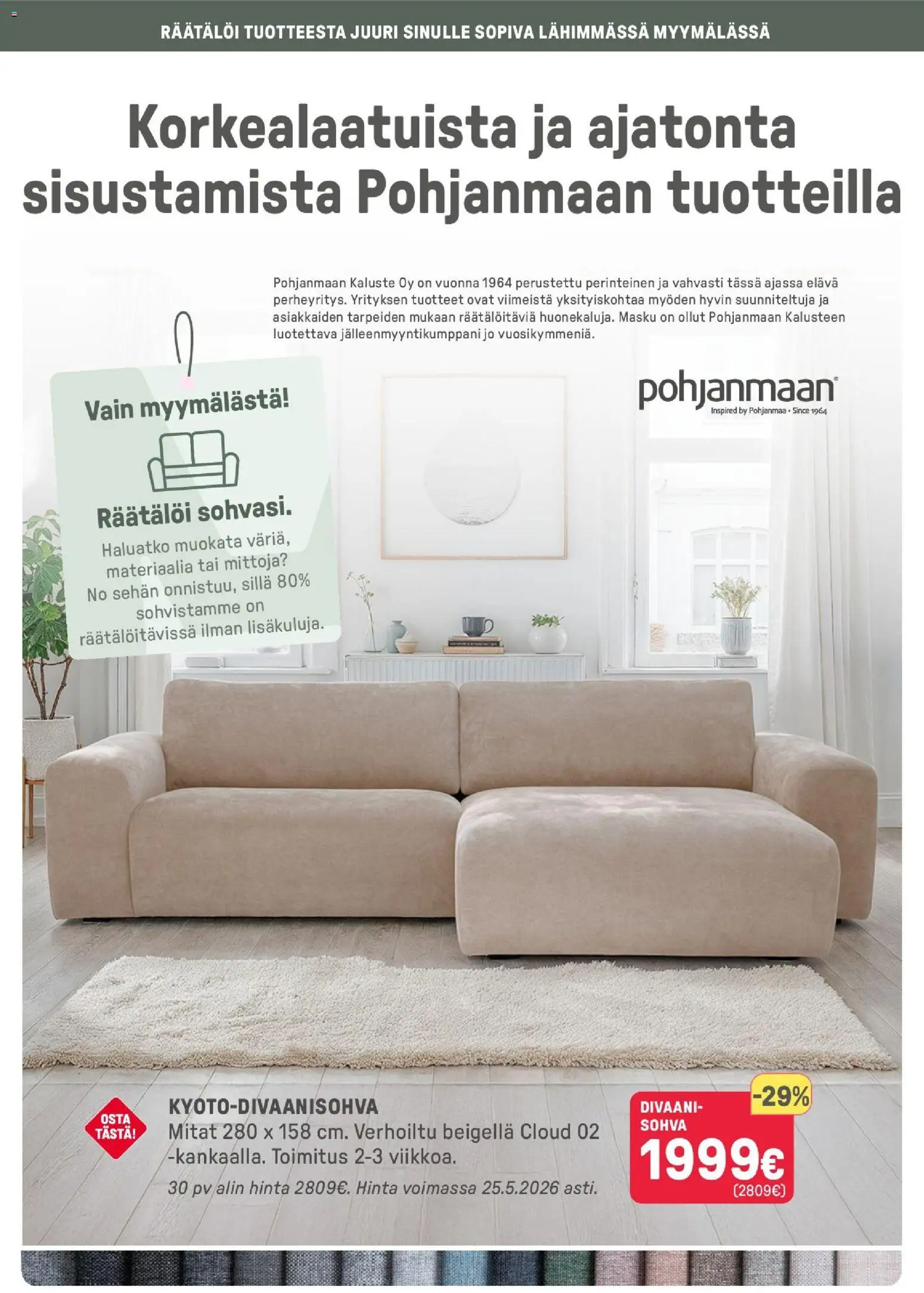 Masku tarjoukset – voimassa 15/05/2026 alkaen | Sivu: 12 | Tuotteet: Sohva