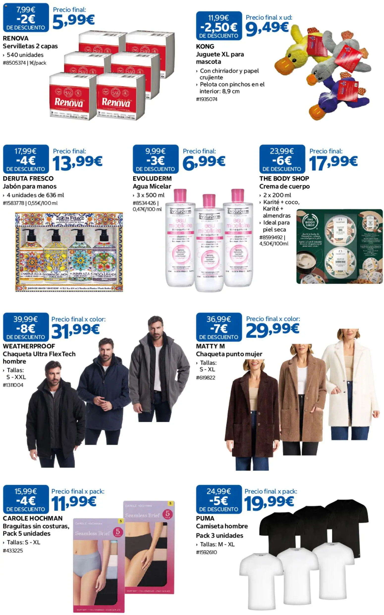 Costco catálogo Disfrute de estos descuentos │ válido desde el 17/09/2026 | Página: 4 | Productos: Jabón, Limón, Body, Agua