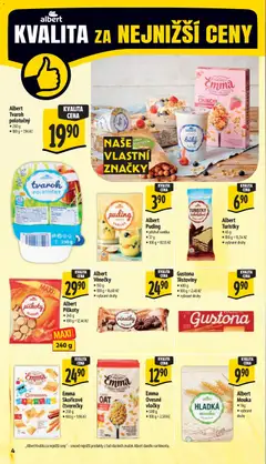 Náhled letáku Gustona Těstoviny, 400 g od 29.07.2026 | Strana: 10 | Produkty: Těstoviny, Piškoty, Tvaroh, Puding