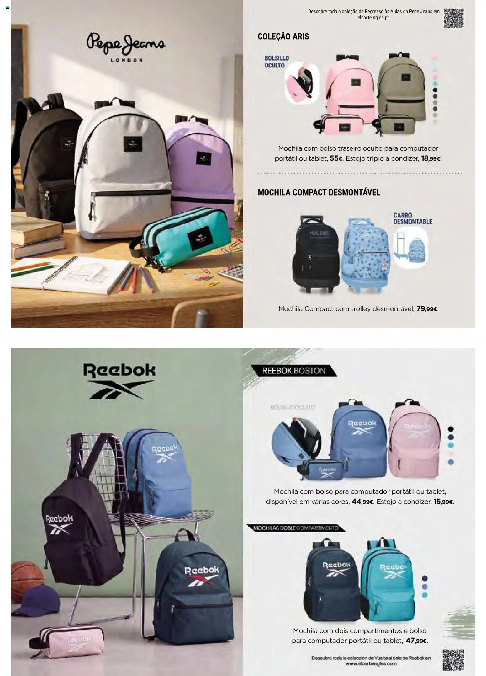 El Corte Ingles Regresso as Aulas │ válido de 28/08/2026 | Página: 48 | Produtos: Mochila, Computador, Mochilas, Computador portátil