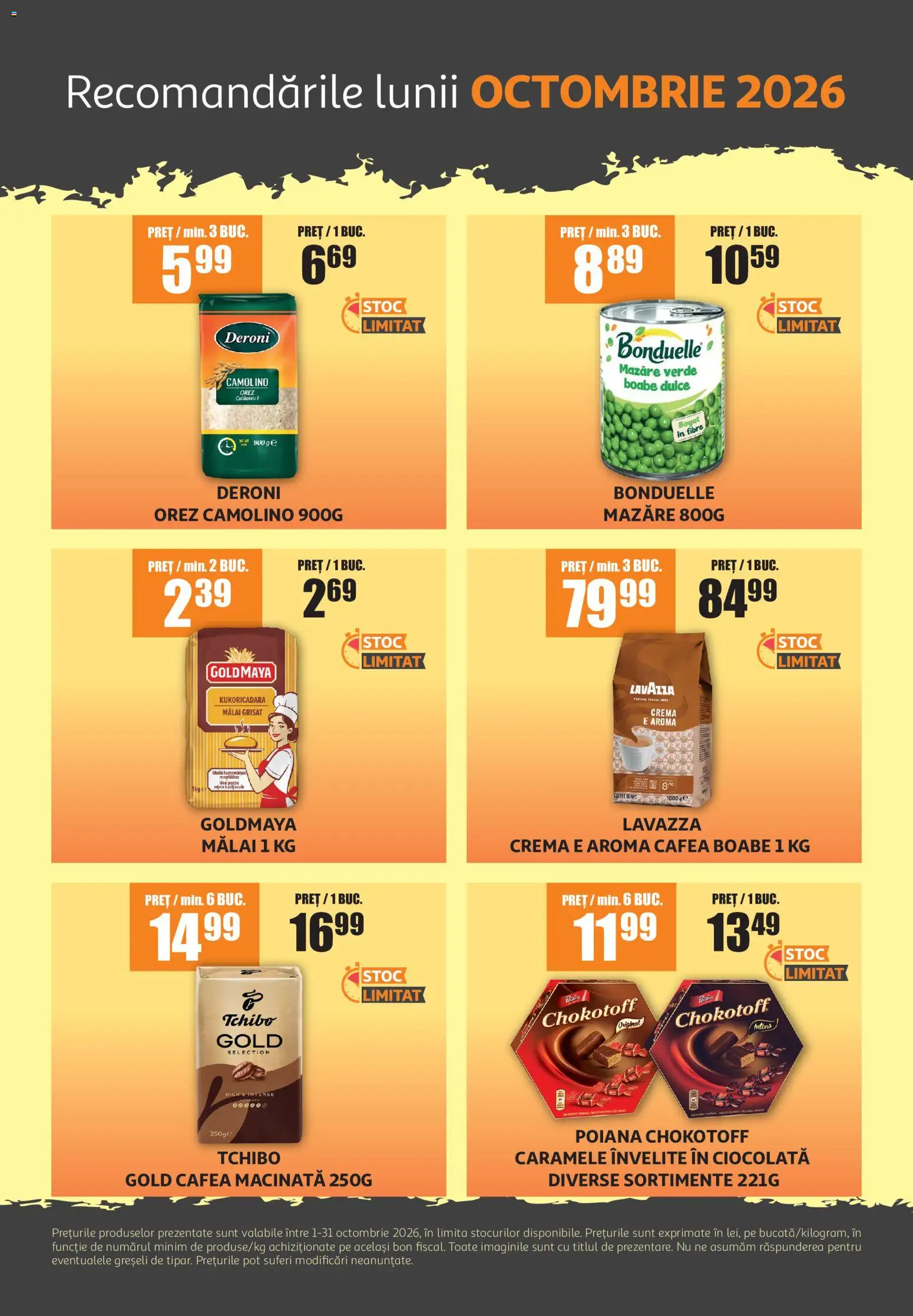 Noul catalog ATAC – valabil de la 01.10.2026 | Pagină: 9 | Produse: Ciocolată, Orez, Mălai, Intense