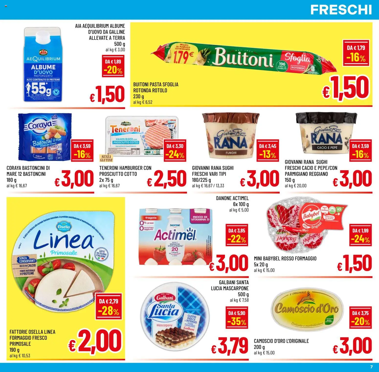 Volantino A&O del 24/06/2026 | Pagina: 7 | Prodotti: Pepe, Formaggio, Parmigiano reggiano, Terra