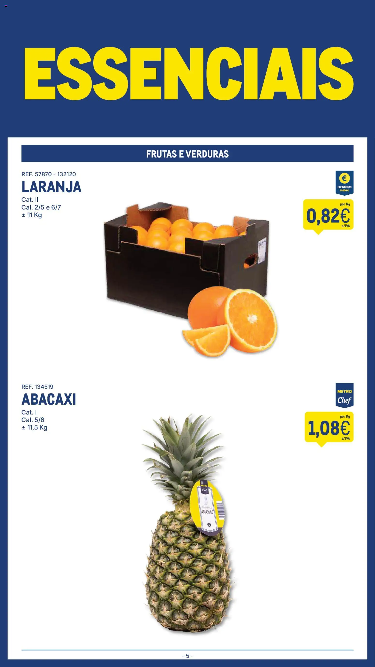 Makro Folheto │ válido de 26.05.2026 | Página: 5 | Produtos: Abacaxi