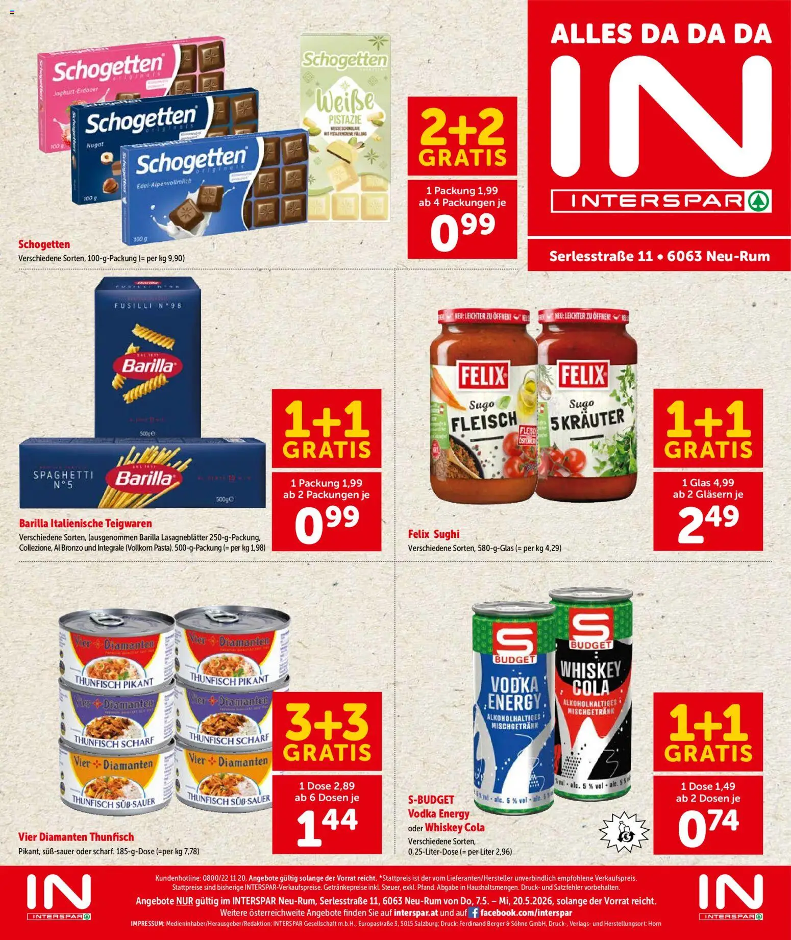Interspar Neu - Rum gültig ab 07.05.2026 | Seite: 4 | Produkte: Rizsliszt, Whiskey, Joghurt, Hajdina liszt