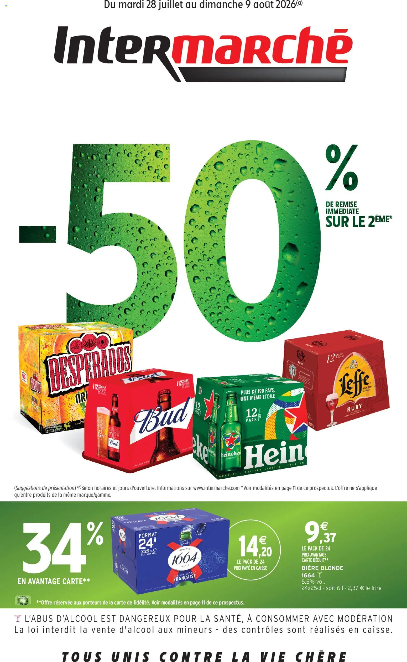{H1} | Page: 1 | Produits: Leffe, Bière blonde, Bière, Heineken