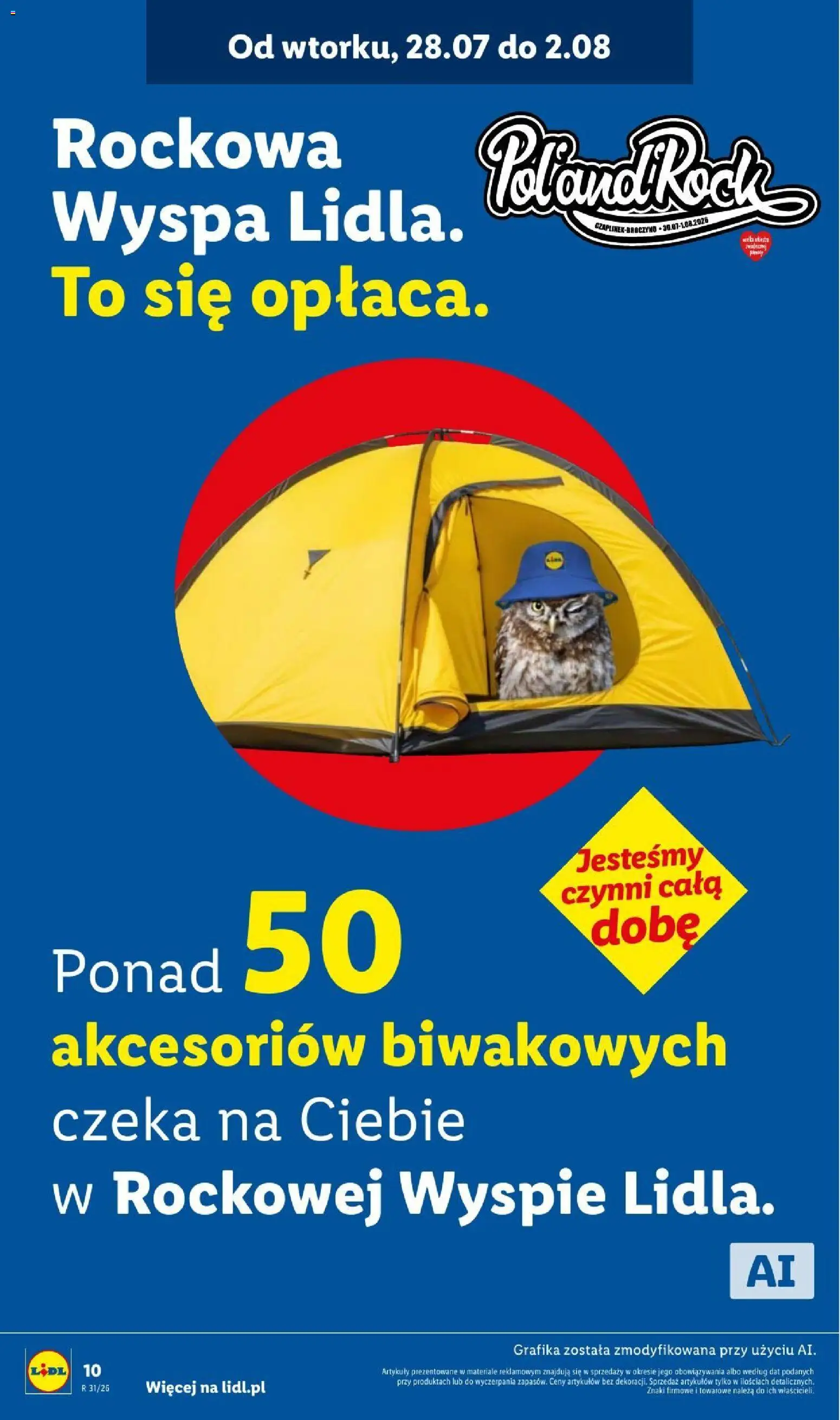 Lidl gazetka - Pol'and'Rock od 28.07.2026 | Strona: 10