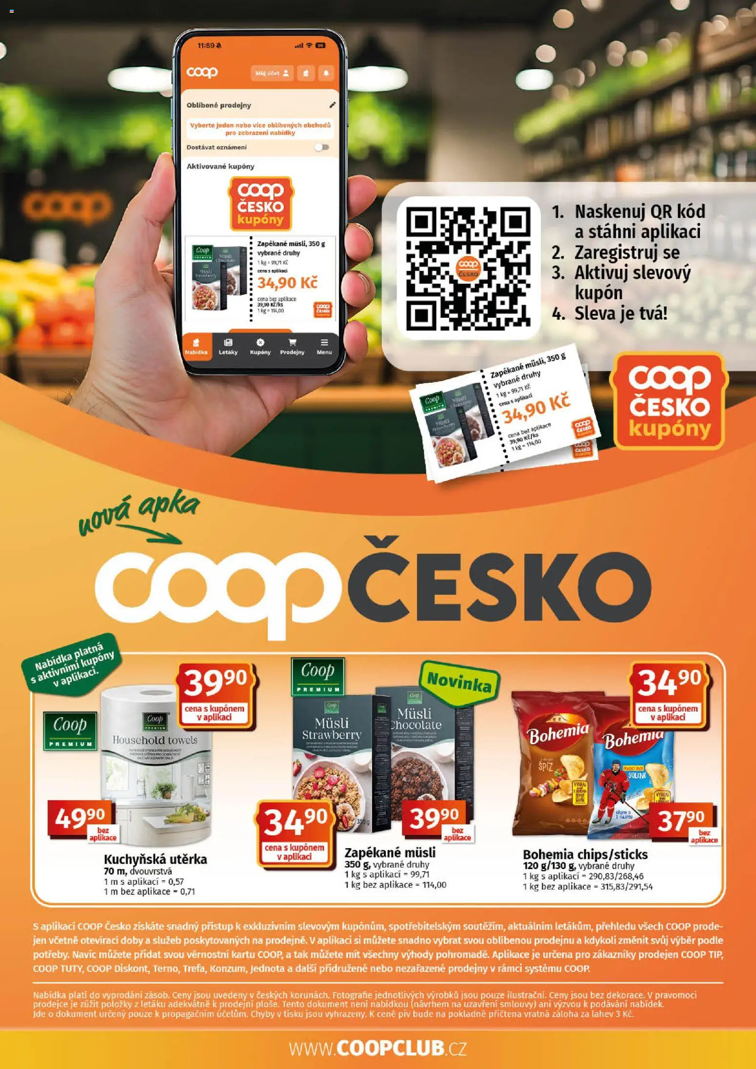 Coop leták - Tuty od 06.05.2026 | Strana: 9 | Produkty: Špíz, Müsli, Láhev, Utěrka
