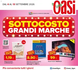Anteprima del volantino Oasi volantino valido a partire dal 04/09/2026