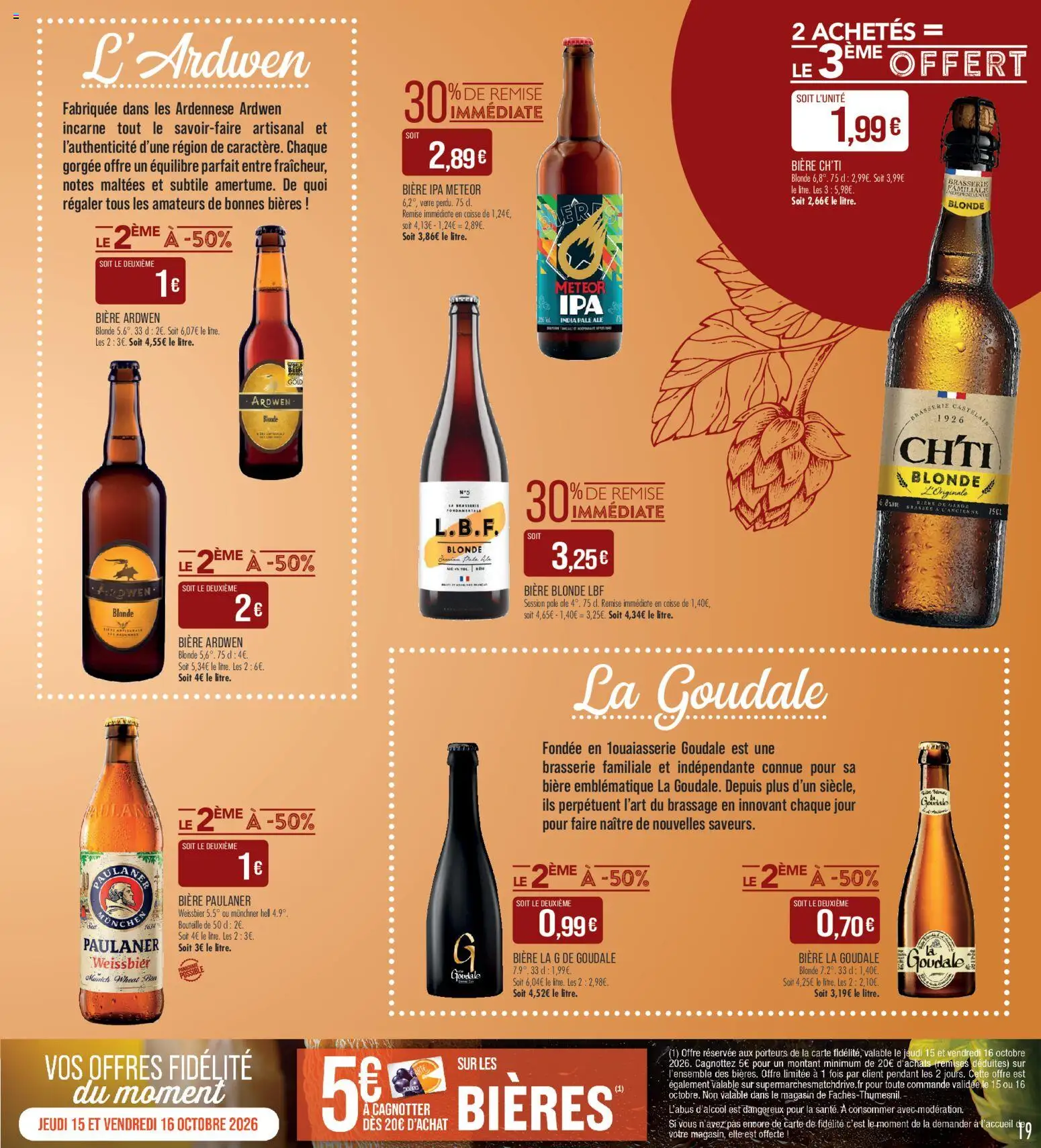 {H1} | Page: 19 | Produits: Goudale, Bière Ardwen, Bouteille, Bière