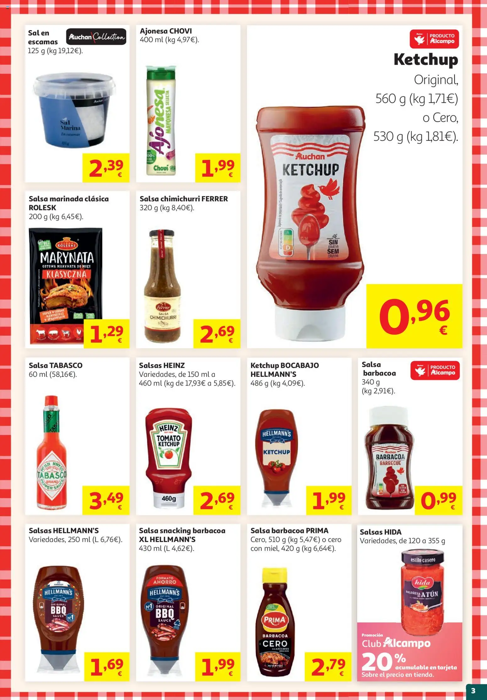 Alcampo HG Nacional │ válido desde el 19.05.2026 | Página: 3 | Productos: Οθόνη προβολής, Barbacoa