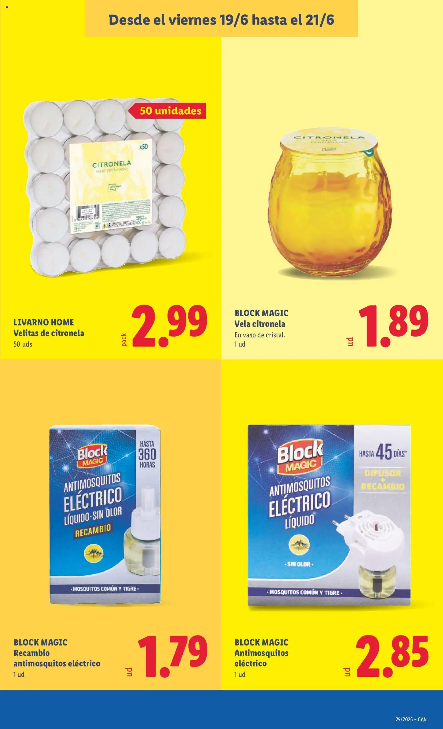 Lidl folleto Canarias │ válido desde el 15.06.2026 | Página: 63 | Productos: Vela, Βραχιόλι