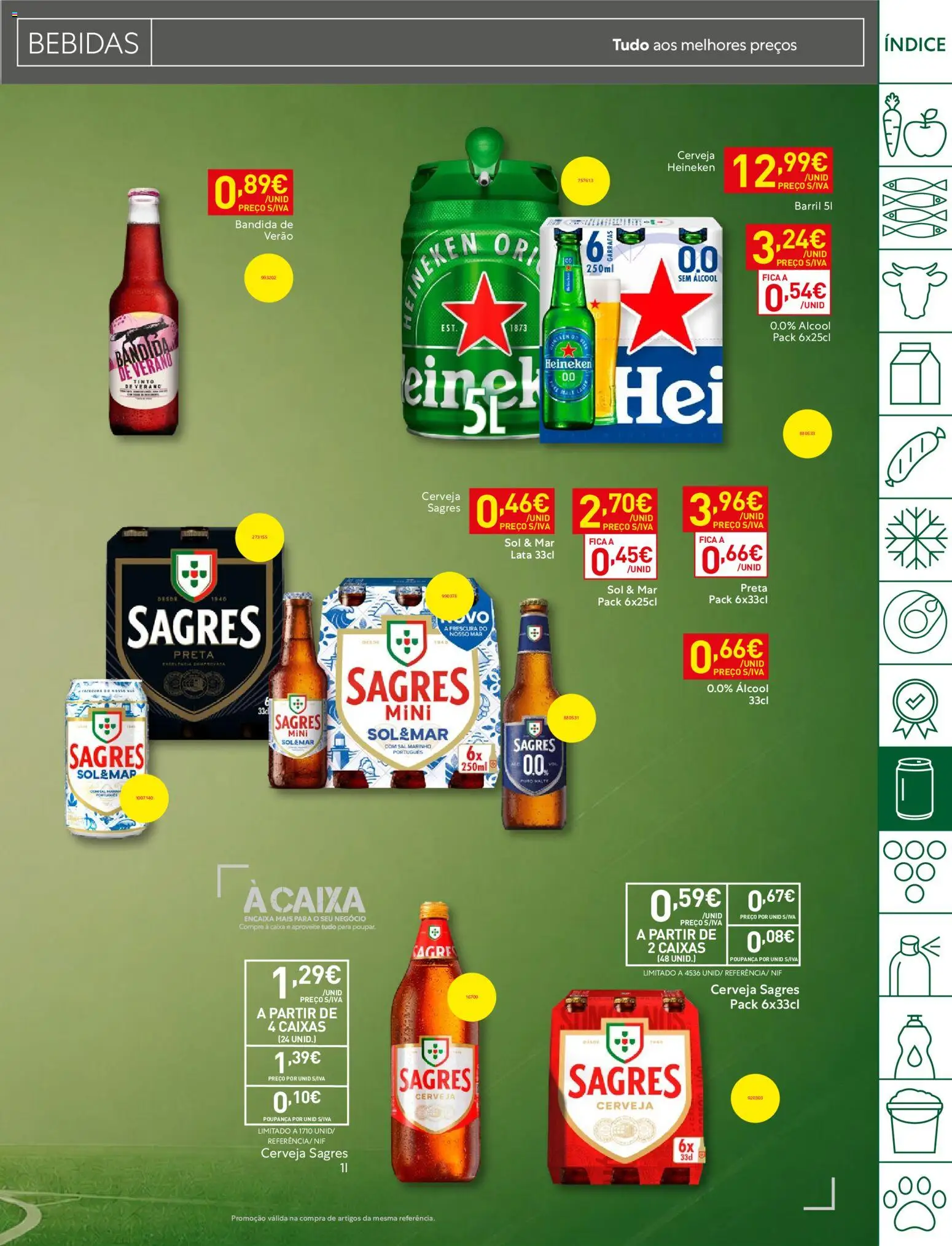 Recheio folheto │ válido de 07/07/2026 | Página: 25 | Produtos: Sal, Caixa, Cerveja