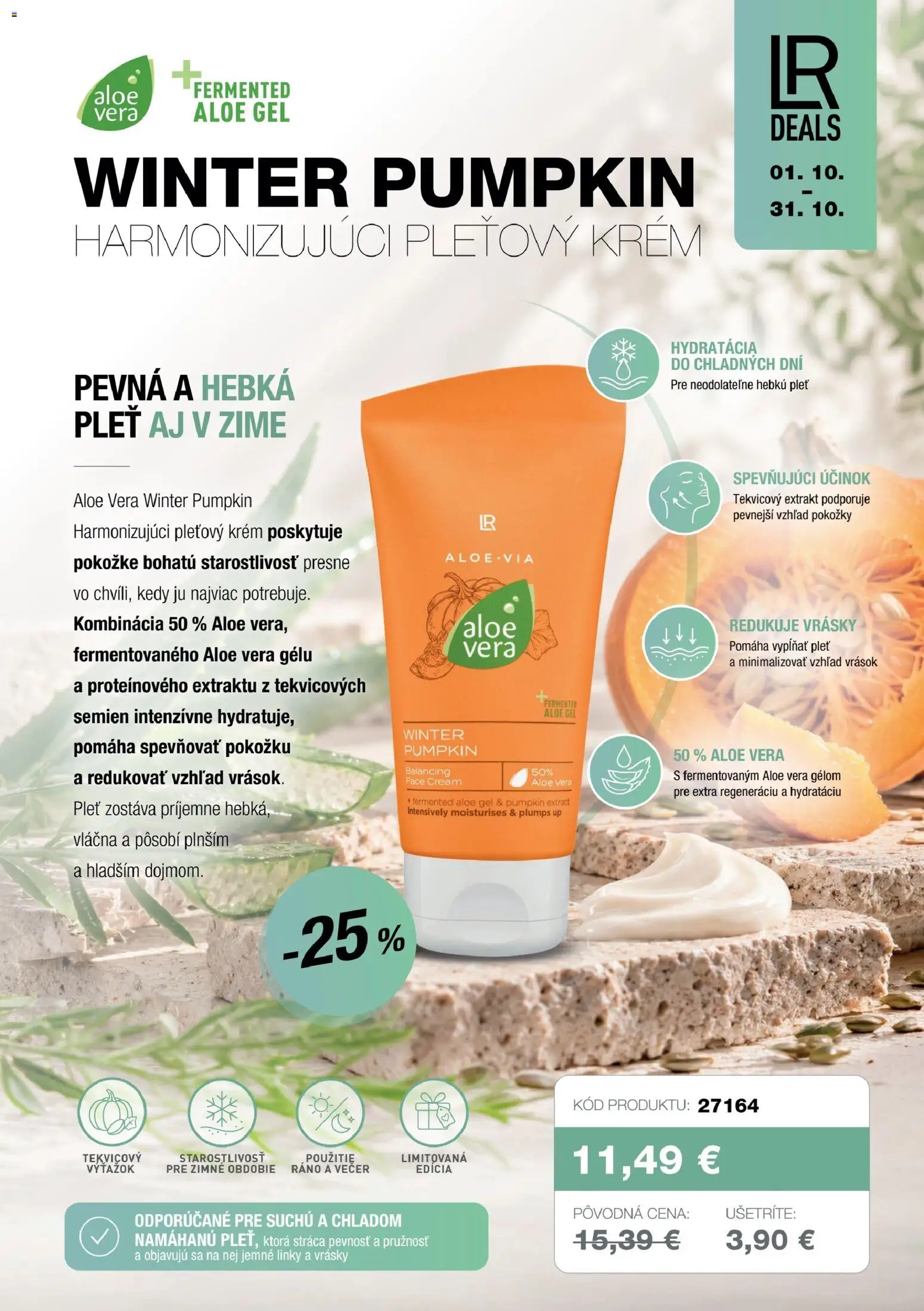 Nové LR akcie – leták je platný od 22.10.2026 | Strana: 24 | Produkty: Aloe Vera, Krém