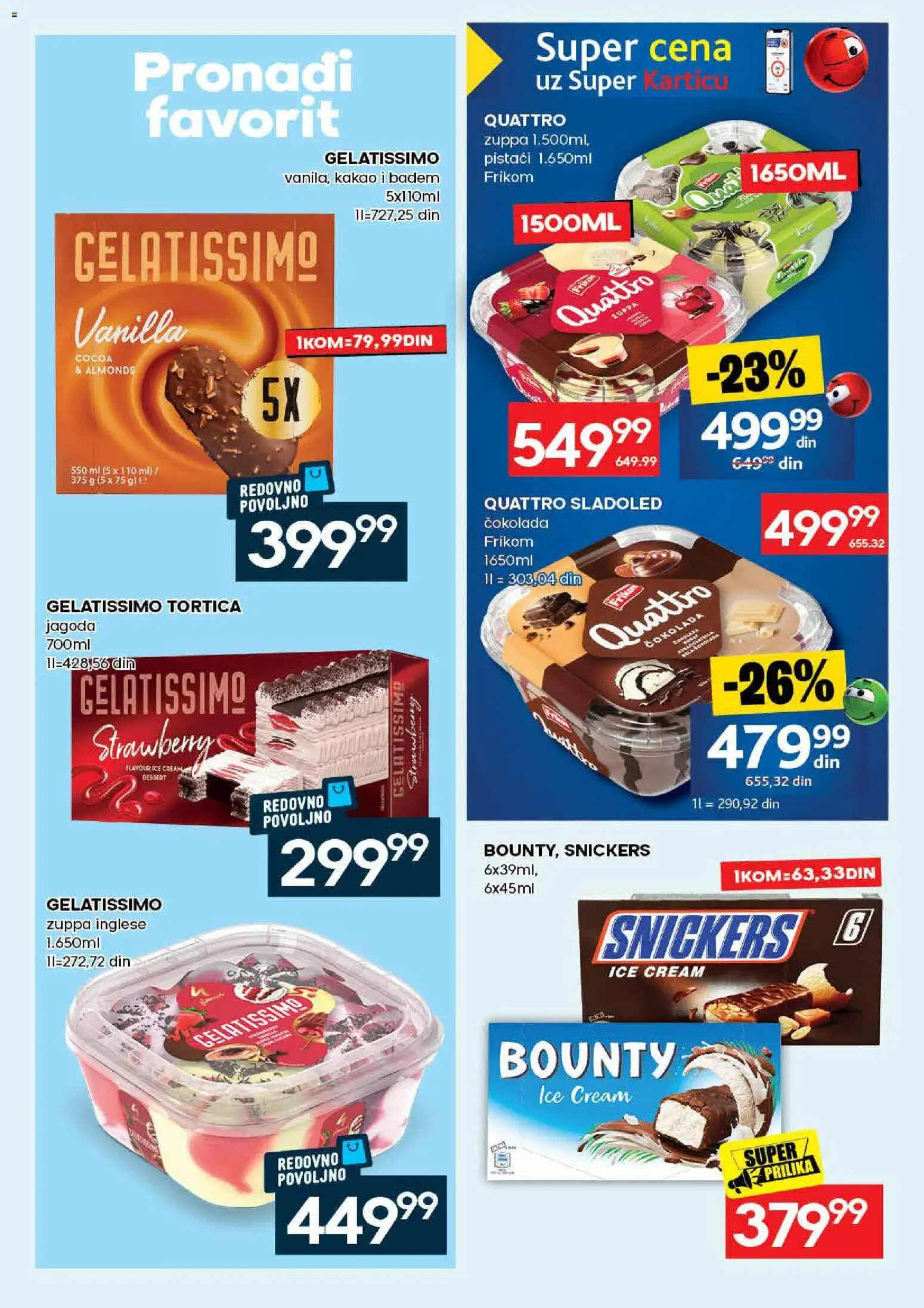 Mercator katalog - važi od 17.08.2026 | Strana: 25 | Proizvode: Kakao, Badem, Jagoda, Pistaći