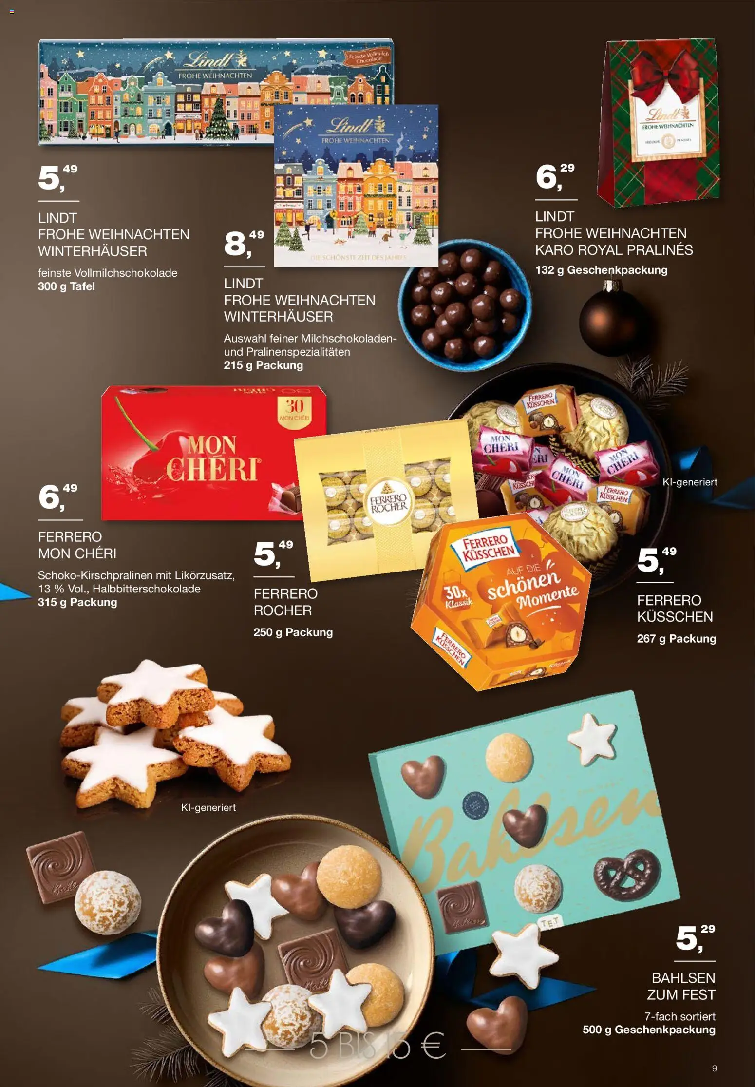 Handelshof Schöner Schenken – gültig ab 01.10.2026 | Seite: 9 | Produkte: Lindt, Mon cheri