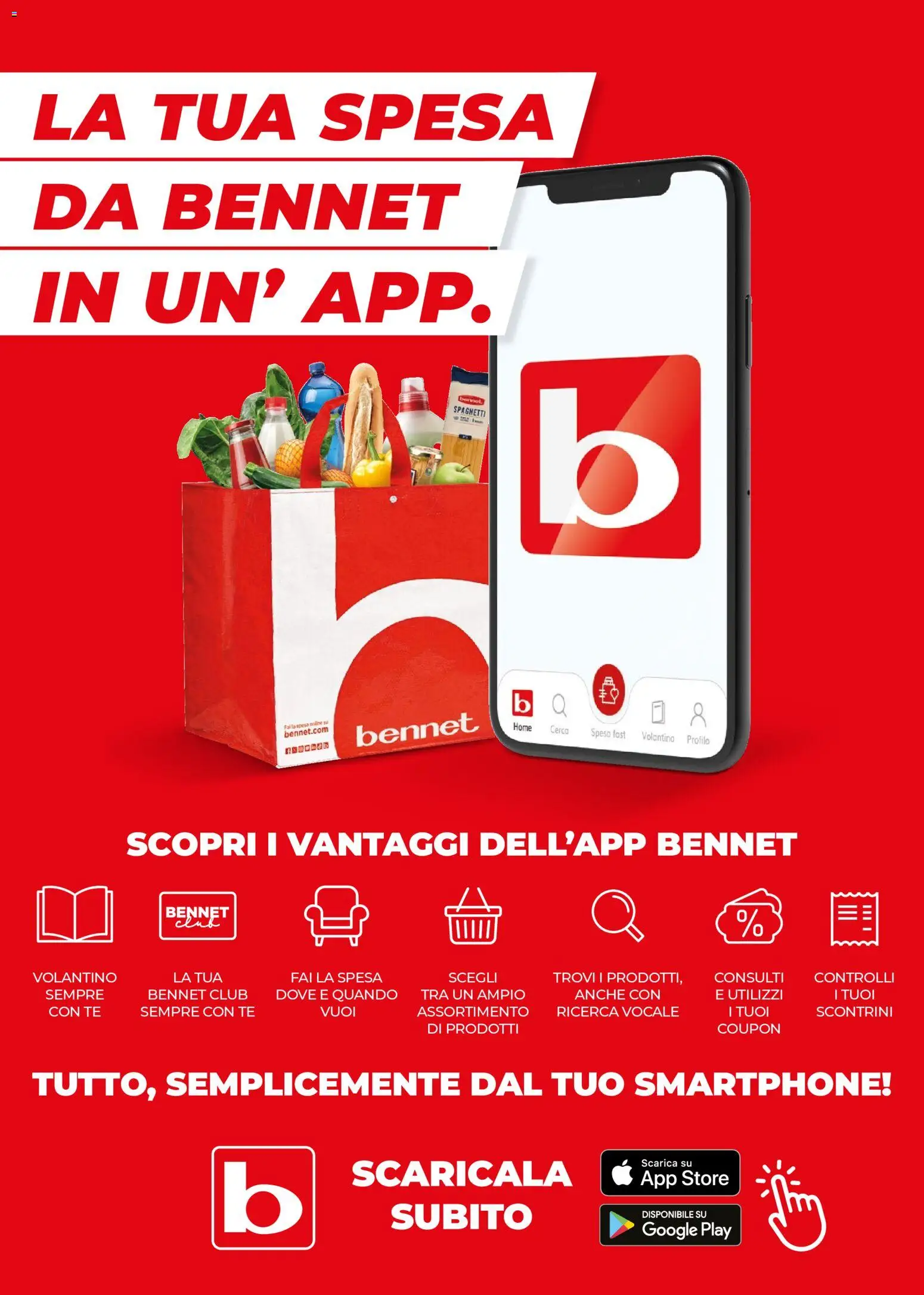 Volantino bennet del 13/08/2026 | Pagina: 28 | Prodotti: Tè, Smartphone, Spaghetti