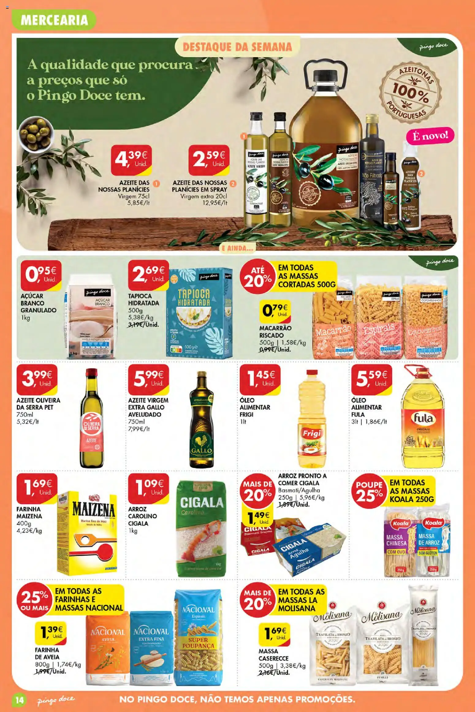 Pingo Doce folheto Poupe Esta Semana Açores │ válido de 08/10/2026 | Página: 14 | Produtos: Massa chinesa, Mercearia, Tapioca, Macarrão