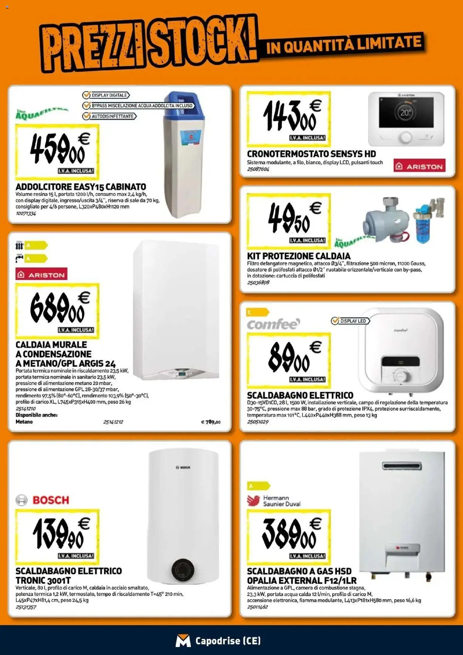 Volantino TECNOMAT del 24/09/2026 | Pagina: 7 | Prodotti: Scaldabagno, Caldaia, Acqua, Sale