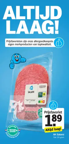 AH Salami, AH Salami Pak 150 gram - Voorbeeld van een folder van Albert Heijn, geldig van 26-10-2026 | Pagina: 13