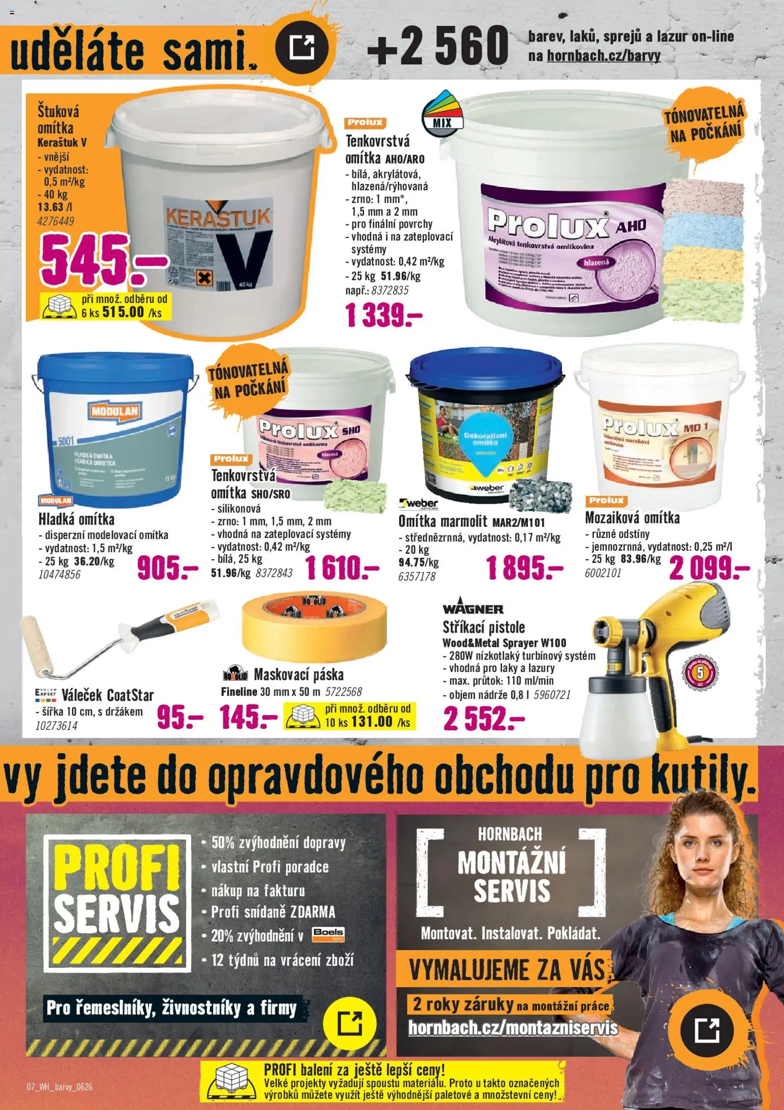 HORNBACH leták - Barvy od 24.06.2026 | Strana: 7 | Produkty: Váleček