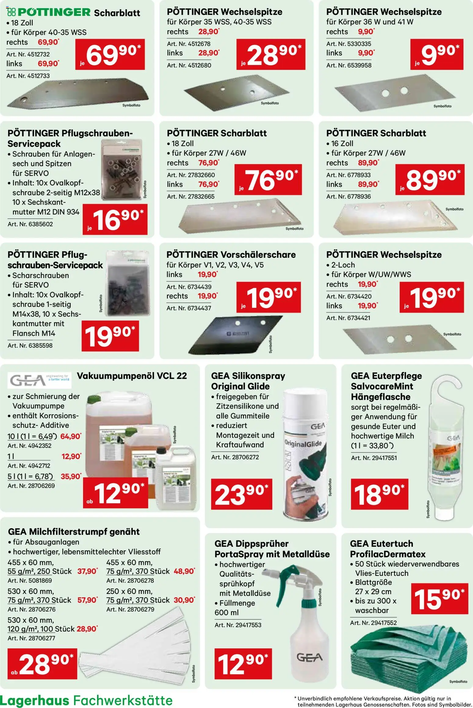 Lagerhaus für kleine Landwirte gültig ab 01.09.2026 | Seite: 6 | Produkte: Milch