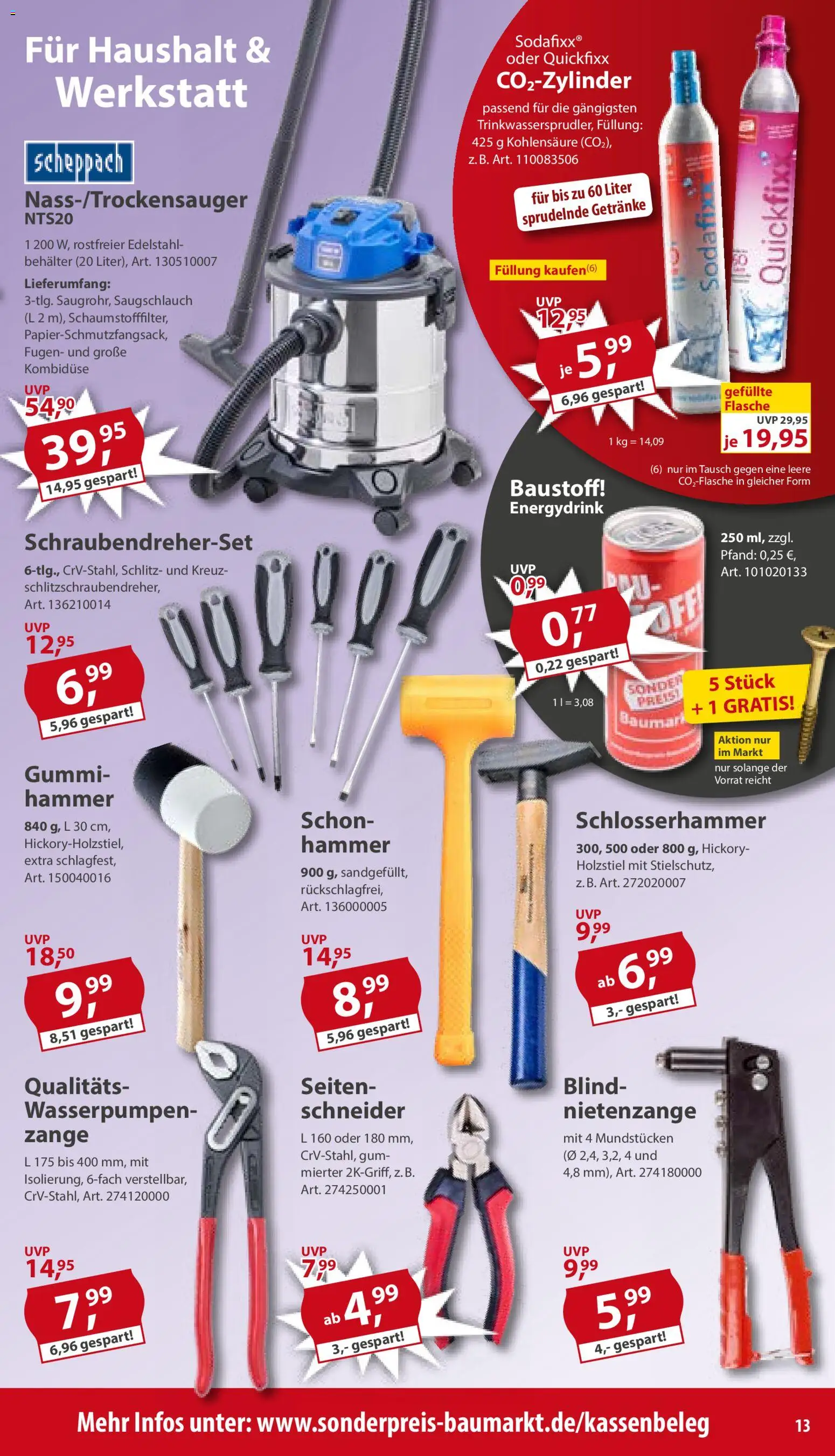 Sonderpreis Baumarkt Prospekt 	 – gültig ab 16.05.2026 | Seite: 13