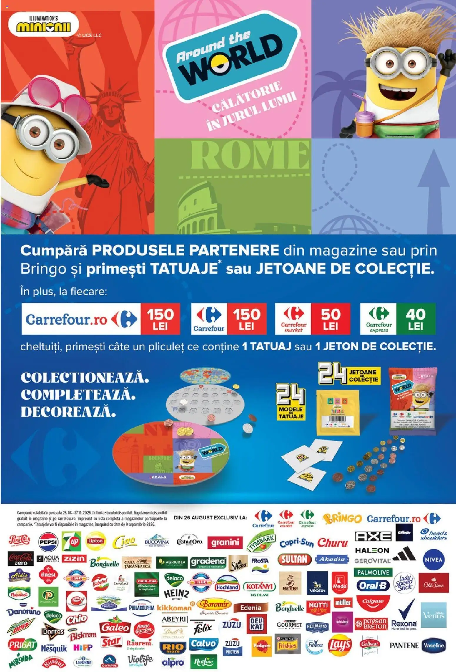 Noul catalog Carrefour – valabil de la 14.10.2026 | Pagină: 2 | Produse: Old Spice, Whiskas, Zizin, Pepsi