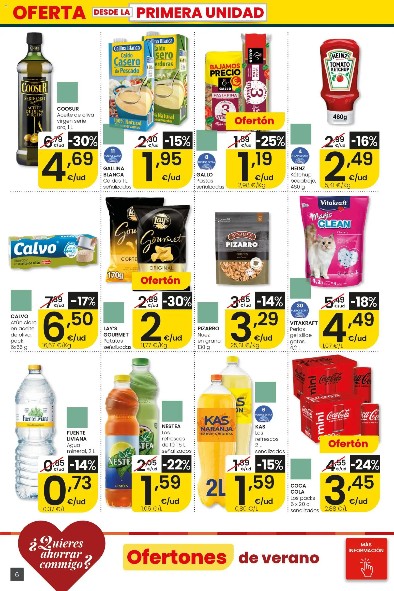 Eroski folleto │ válido desde el 13/08/2026 | Página: 6 | Productos: Pescado, Limón, Pasta, Patatas