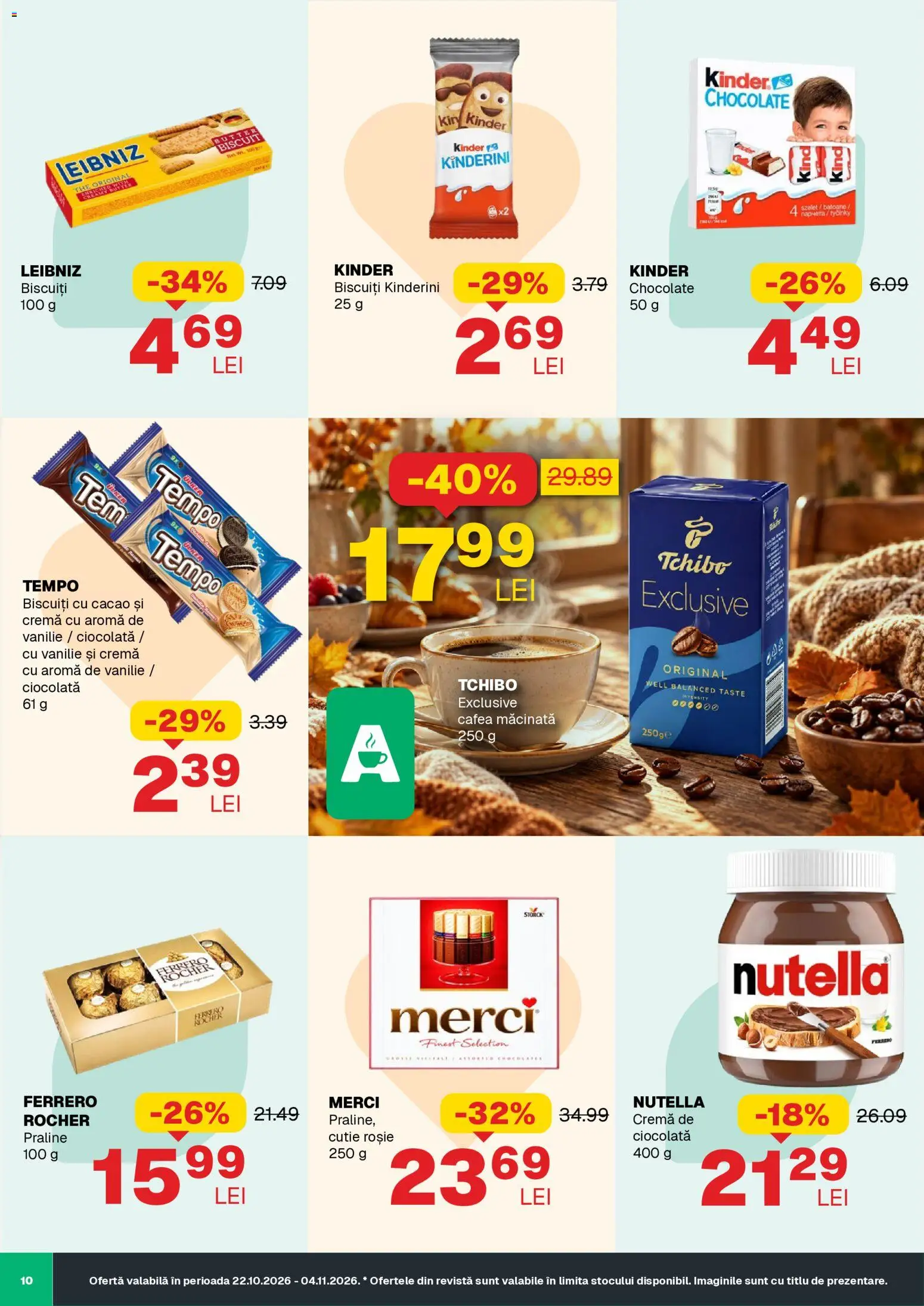 Noul catalog Annabella – valabil de la 22.10.2026 | Pagină: 10 | Produse: Cutie, Cafea, Merci, Cacao