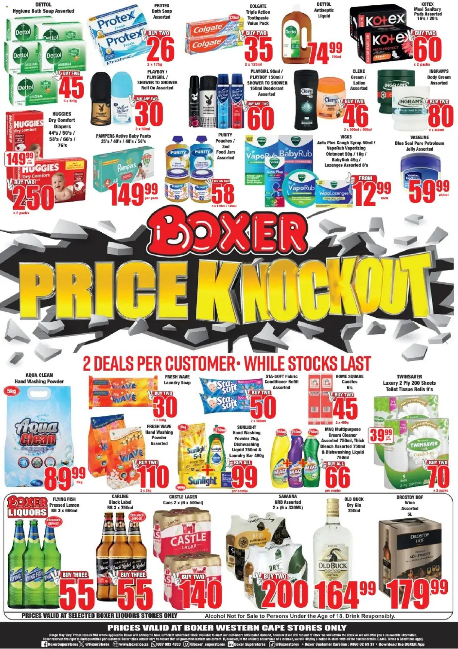 New Boxer catalogue – valid from 08.06.2026 | Page: 8 | Products: Toilet, Wine, Deodorant, Petroleum jelly