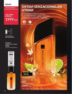 AVON katalog Jul 2026 - pregled AVON kataloga - važi od 01.07.2026 | Strana: 78 | Proizvode: Toaletna voda, Voda, Ulje