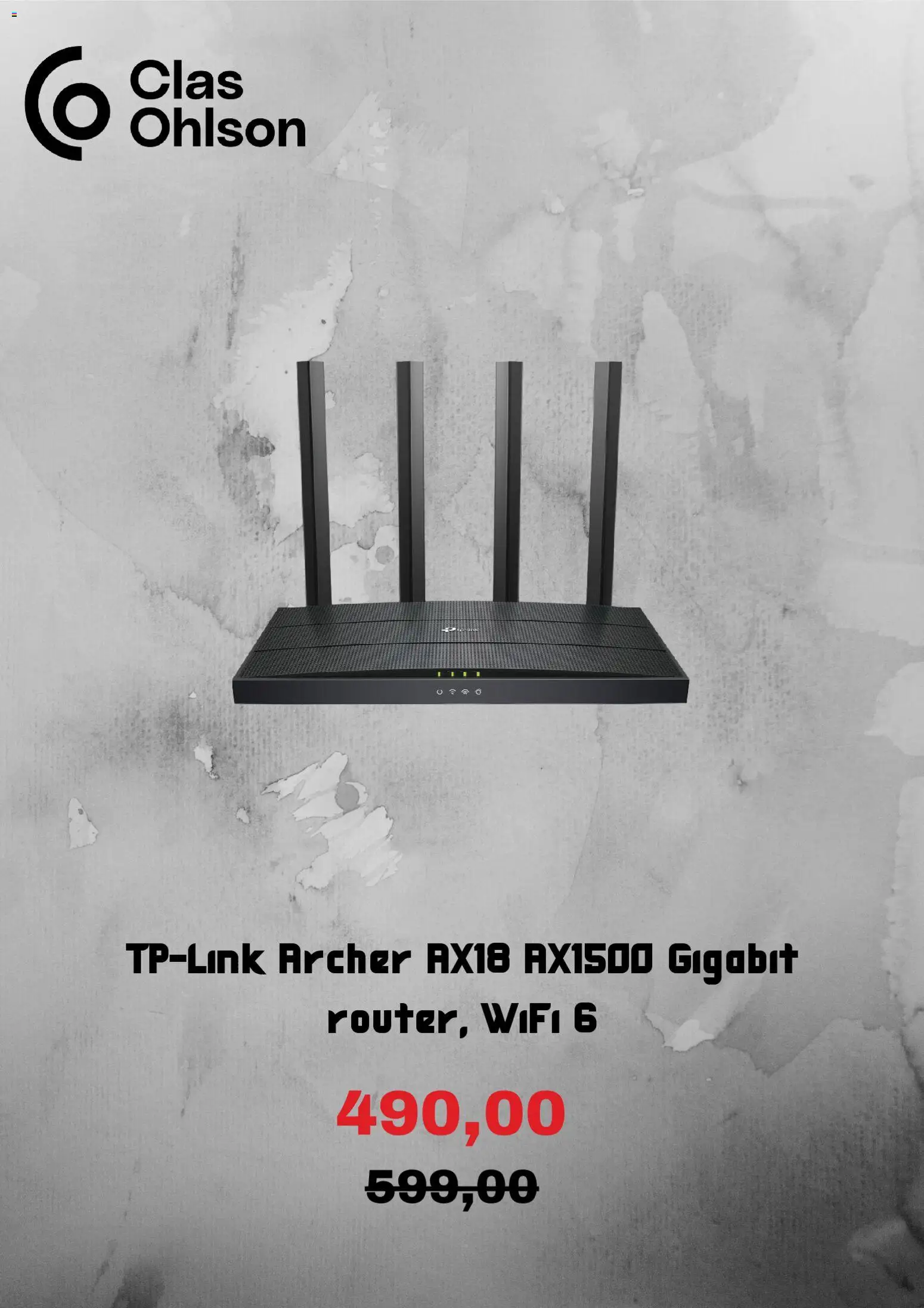 Clas Ohlson reklamblad aktuell från 12/08/2026 | Sida: 3 | Produkter: Wifi