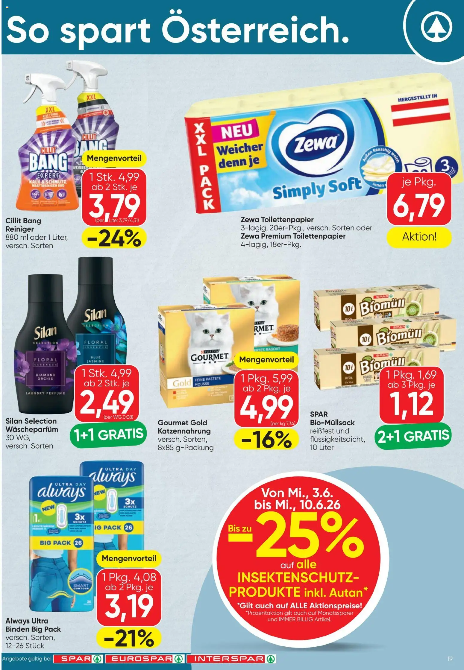 Spar Flugblatt gültig ab 03.06.2026 | Seite: 19