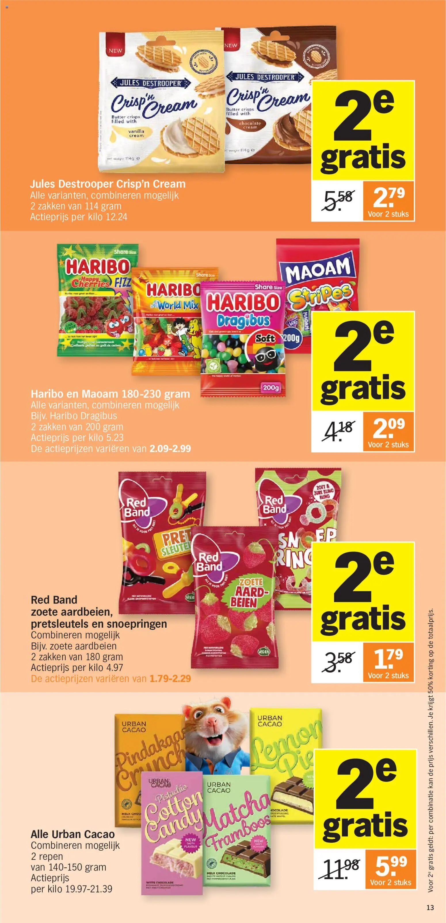 {H1} | Pagina: 13 | Producten: Aardbeien, Witte chocolade, Cacao, Kan