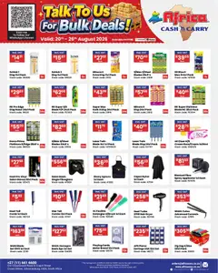 Africa Cash & Carry specials catalogue – valid from 20/08/2026 | Page: 24