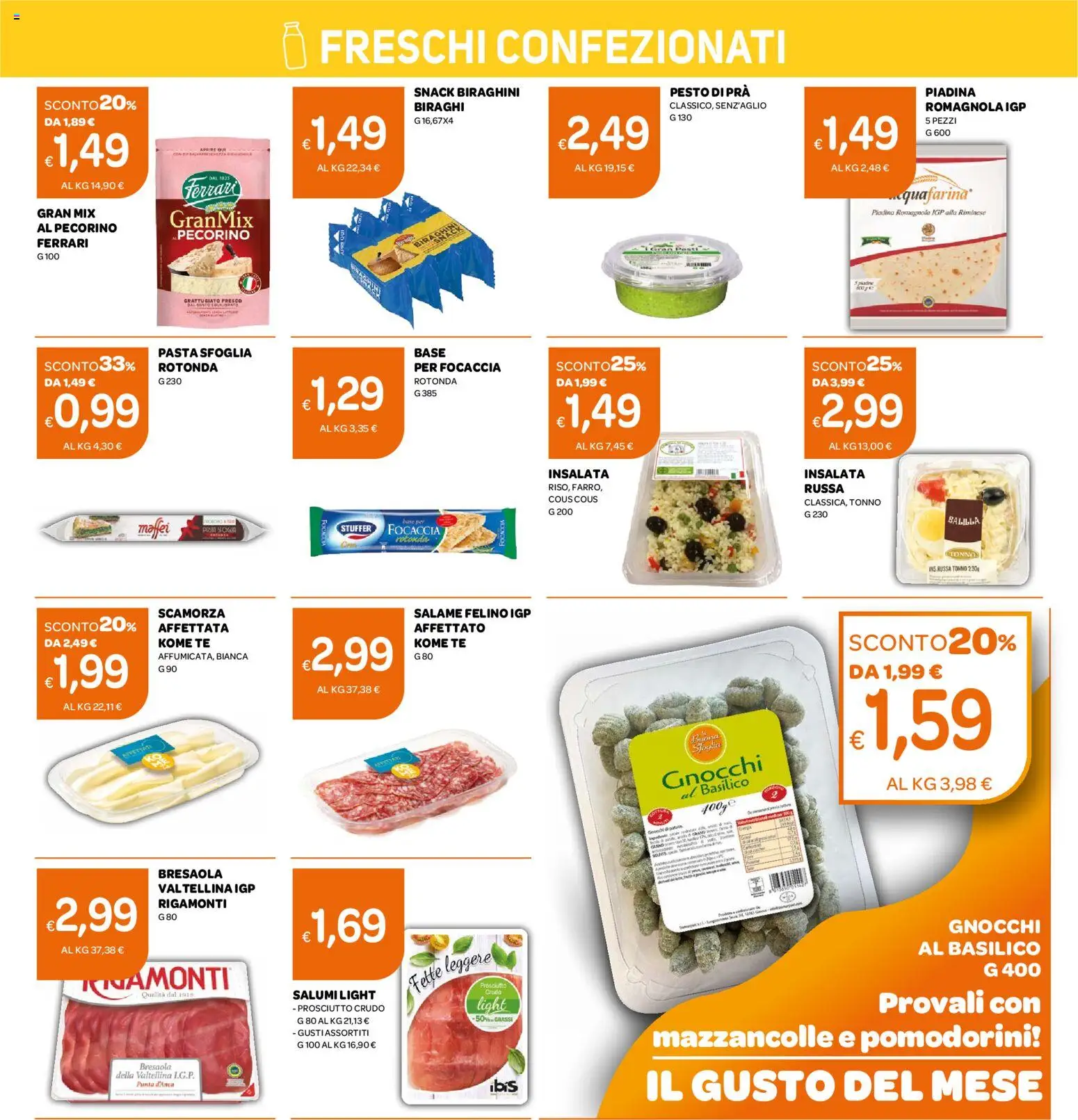 Volantino Ekom del 30/06/2026 | Pagina: 7 | Prodotti: Salame, Pasta sfoglia, Mazzancolle, Cous cous