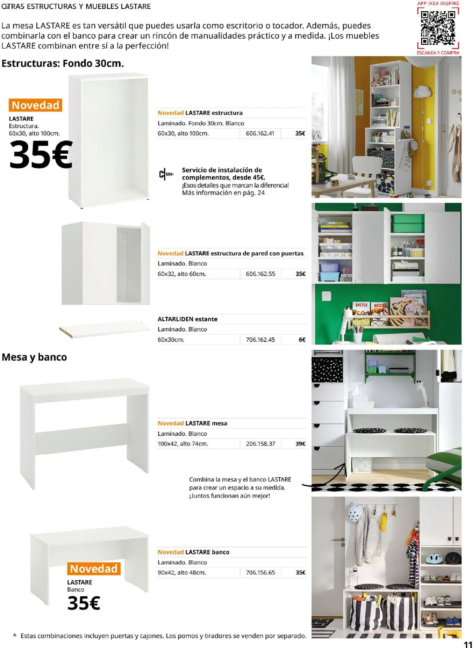 IKEA - Lastare │ válido desde el 29/06/2026 | Página: 11 | Productos: Muebles, Estante, Mesa