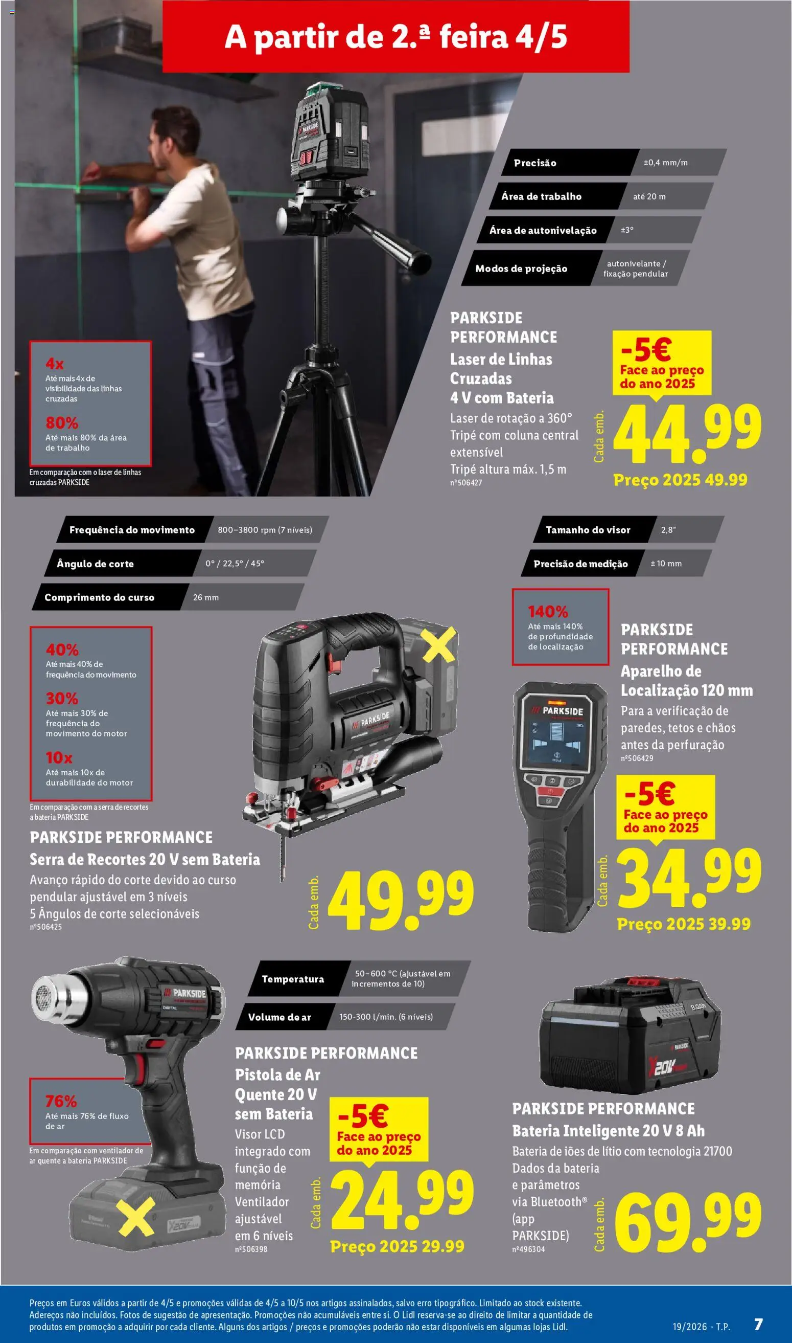 Lidl Novidades │ válido de 04.05.2026 | Página: 7 | Produtos: Ventilador, Bateria