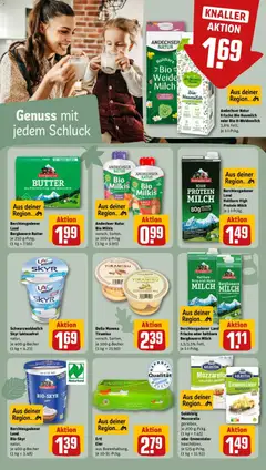 Rewe Prospekt Zorneding ab 14.09.2026 gültig | Seite: 22 | Produkte: Milch, Butter, Eier, Skyr