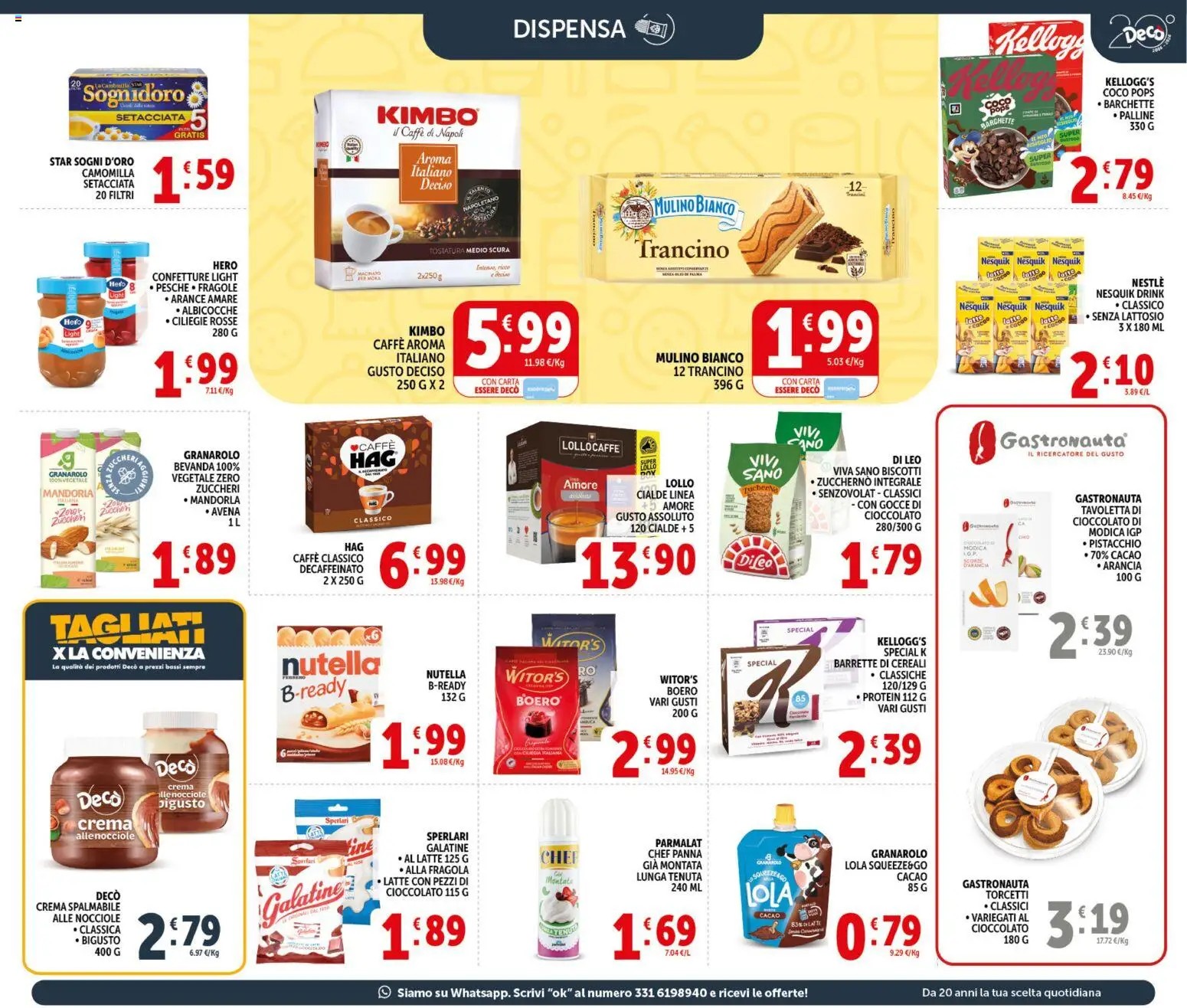 Volantino Decò del 09.04.2026 | Pagina: 13 | Prodotti: Crema, Cioccolato, Latte, Albicocche
