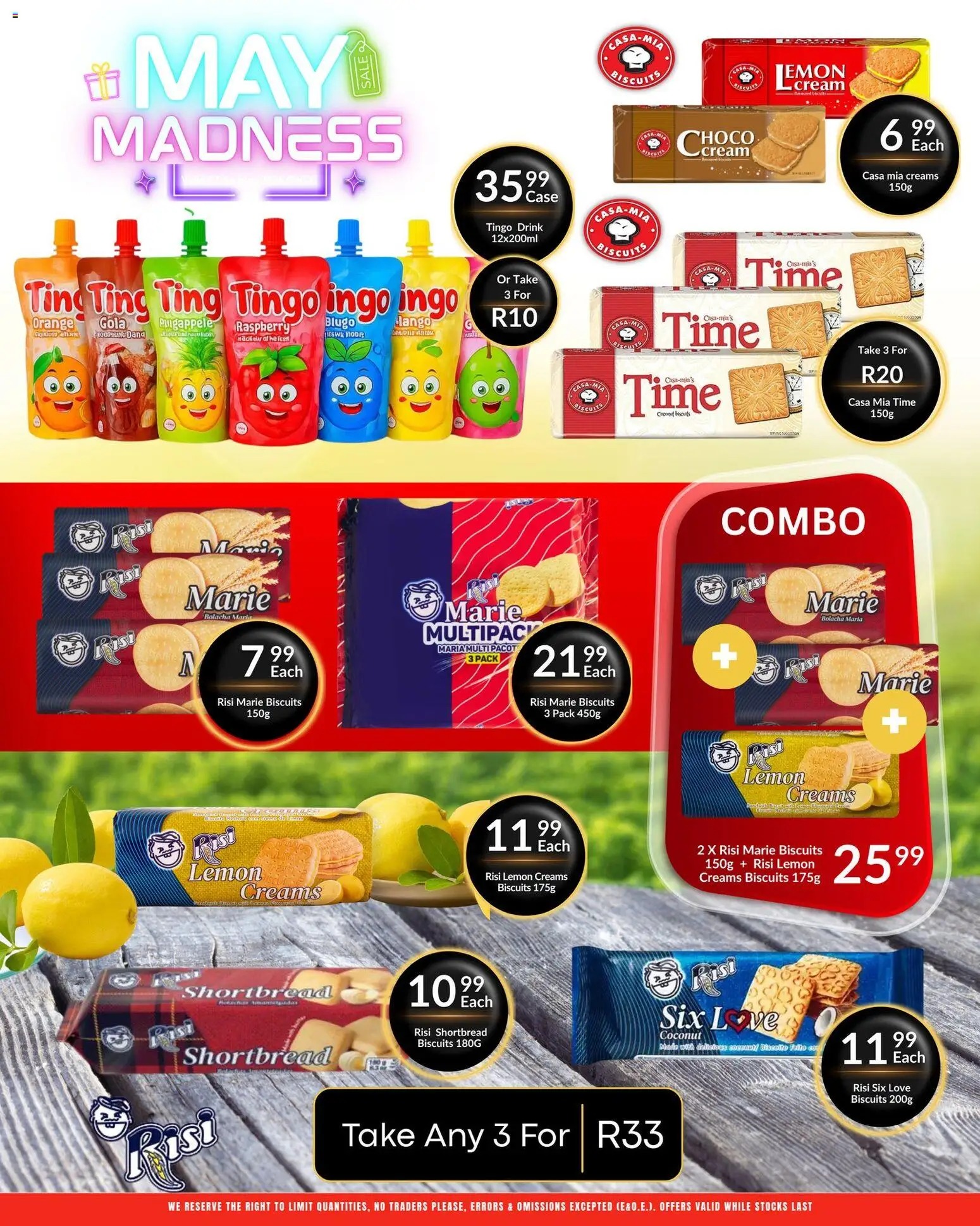 New Super Save catalogue – valid from 07.05.2026 | Page: 31 | Products: Case, Biscuits, Lemon