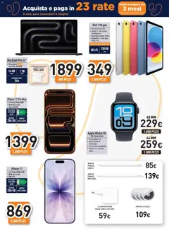 Anteprima del volantino Unieuro volantino valido a partire dal 26/06/2026 | Pagina: 11 | Prodotti: Iphone, Fotocamera, Ipad, Macbook