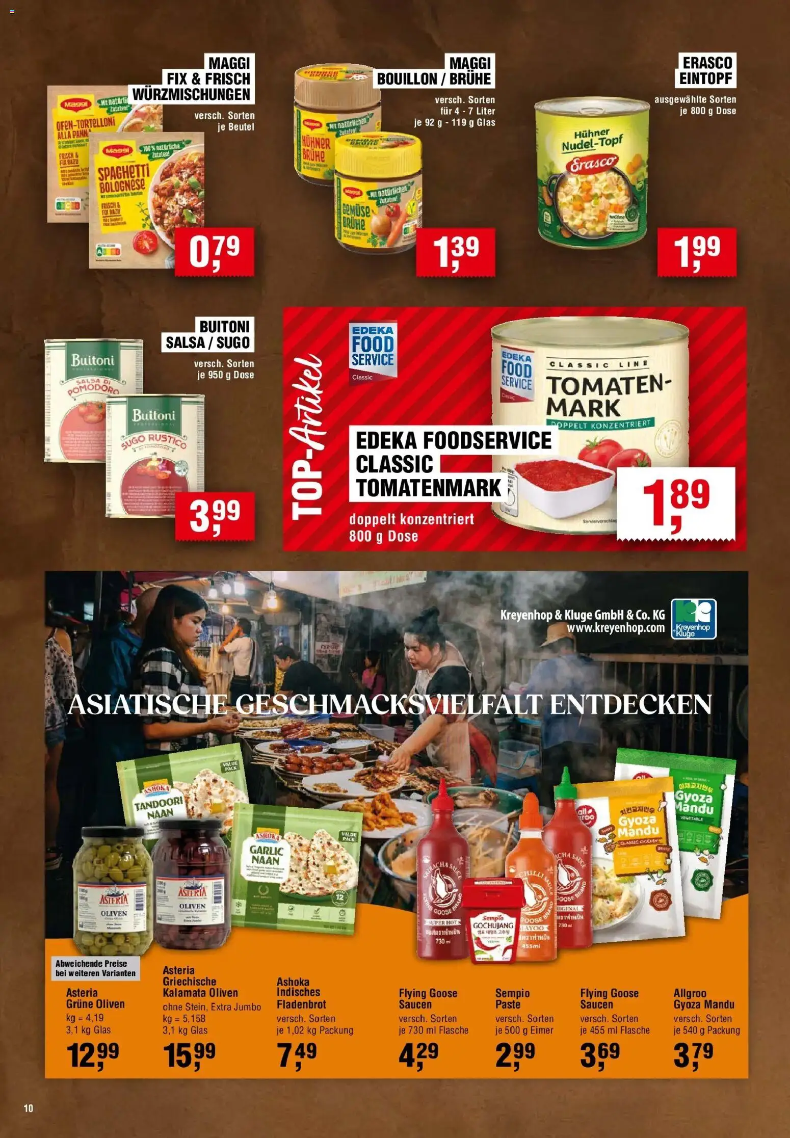 Edeka Prospekt Bochum (ab 20.08.2026) » Angebote Online | Seite: 10 | Produkte: Maggi, Spaghetti, Tomaten, Maggi fix